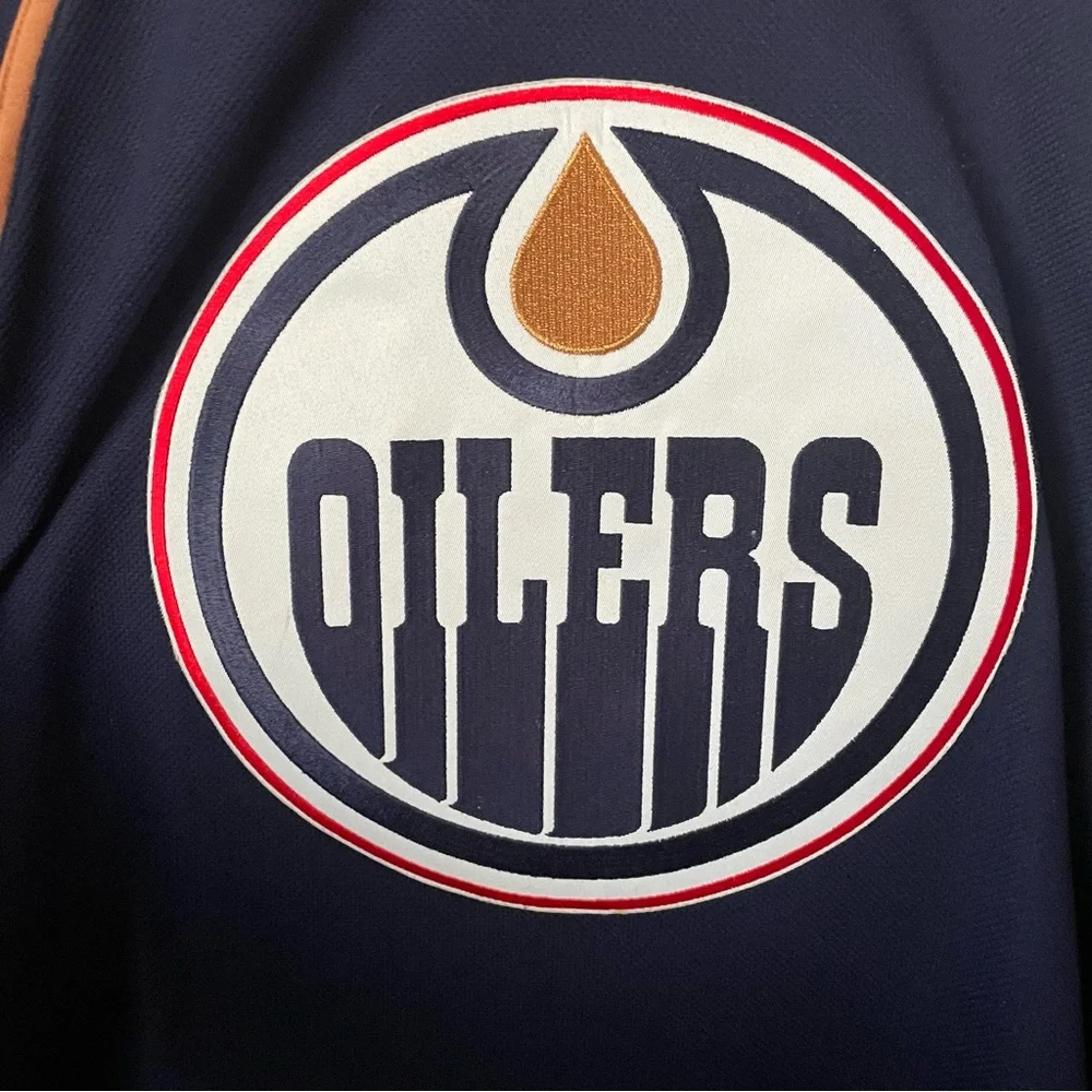 SOLD Men's RbK NHL Oilers Hockey Jersey Gagner, Sz XL - Picture 10 of 13